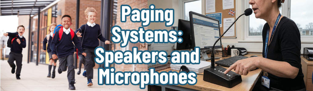 Paging Systems: Speakers and Microphones