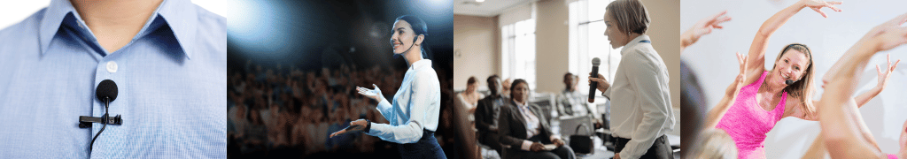 microphone wireless systems in use