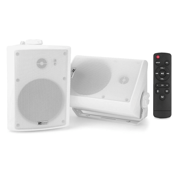 The Power Dynamics WS50A 5.25" White Wall Mount WiFi Speaker System