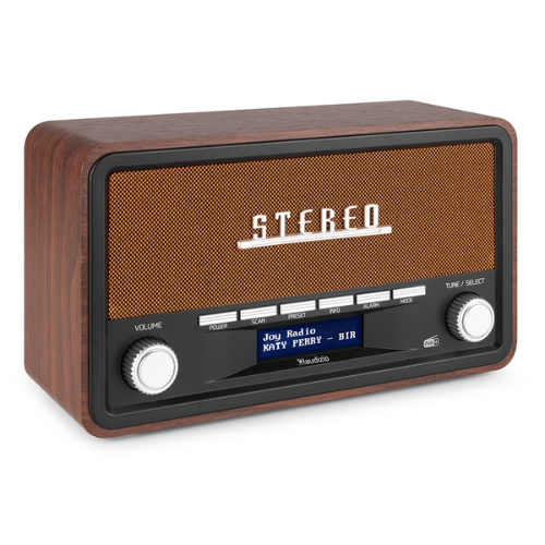 Audizio Foggia Retro Portable DAB+ Radio with Bluetooth - Copper