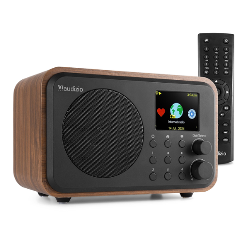 Audizio Vicenza Portable WiFi Internet & DAB+ Radio with Bluetooth - Wood