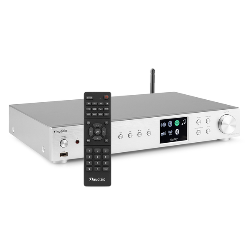 Audizio Adria DAB+ And Internet Radio with Bluetooth - Aluminium