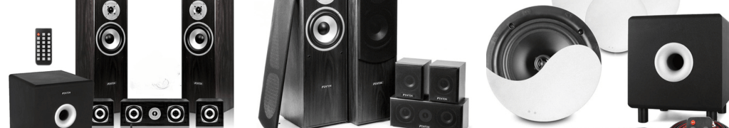 A variety of home cinema speaker systems are available