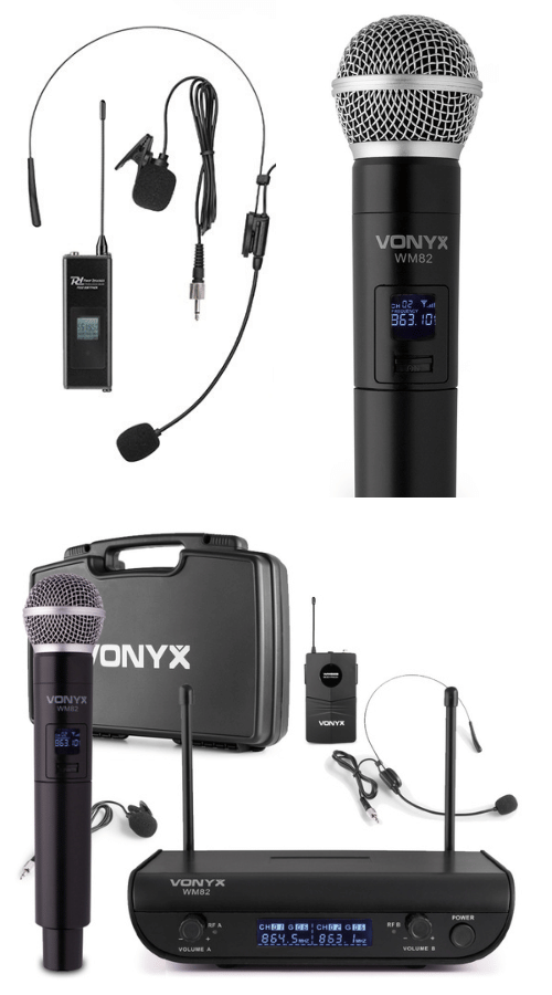 Dual microphone wireless system
