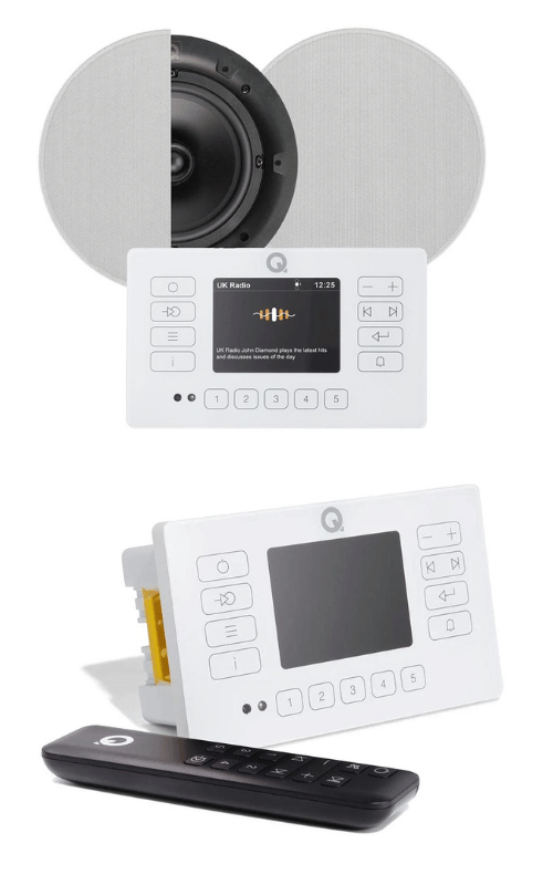 Q Acoustics E120 Bathroom Ceiling Speakers with Bluetooth