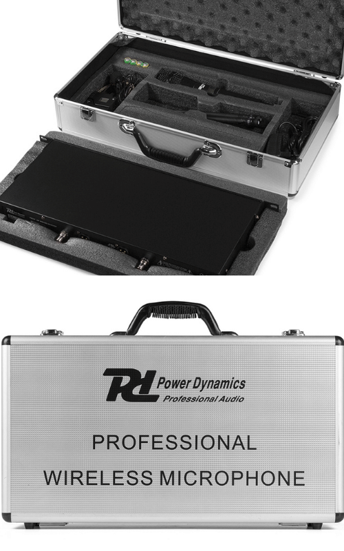 Cases for wireless microphone systems