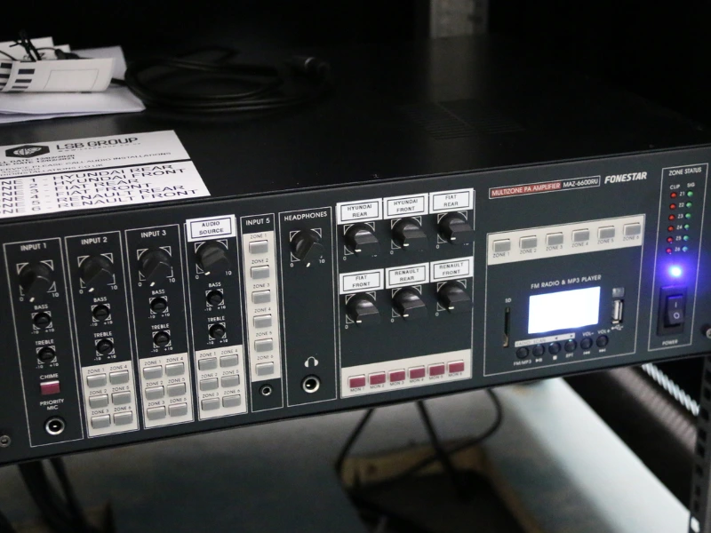 A Guide to 100 Volt Line Speaker Systems - Multi-Zone Commercial Audio Amplifier