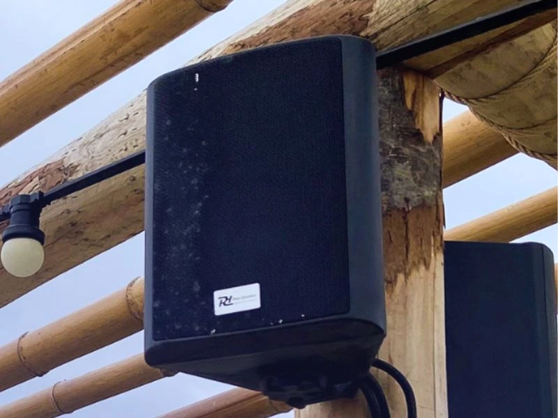 Weatherproof Outdoor Speakers for Home - Power Dynamics BGO50 Wall Speakers 5.25-inch 120W