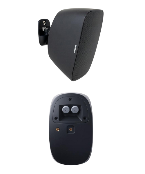 Weatherproof 5.25" black wall mount speaker